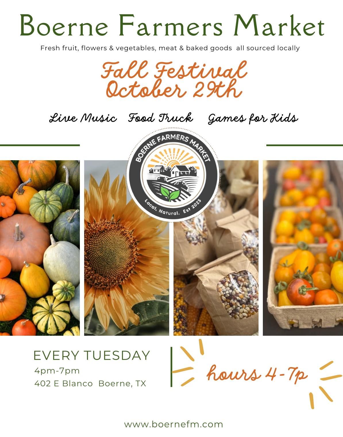 Boerne Farmers Market Fall Festival 