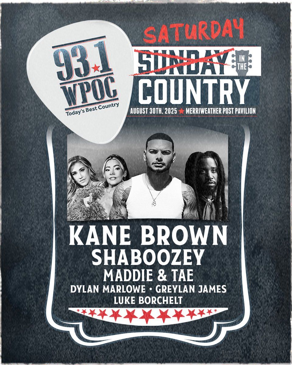 WPOC's Saturday in the Country: Kane Brown