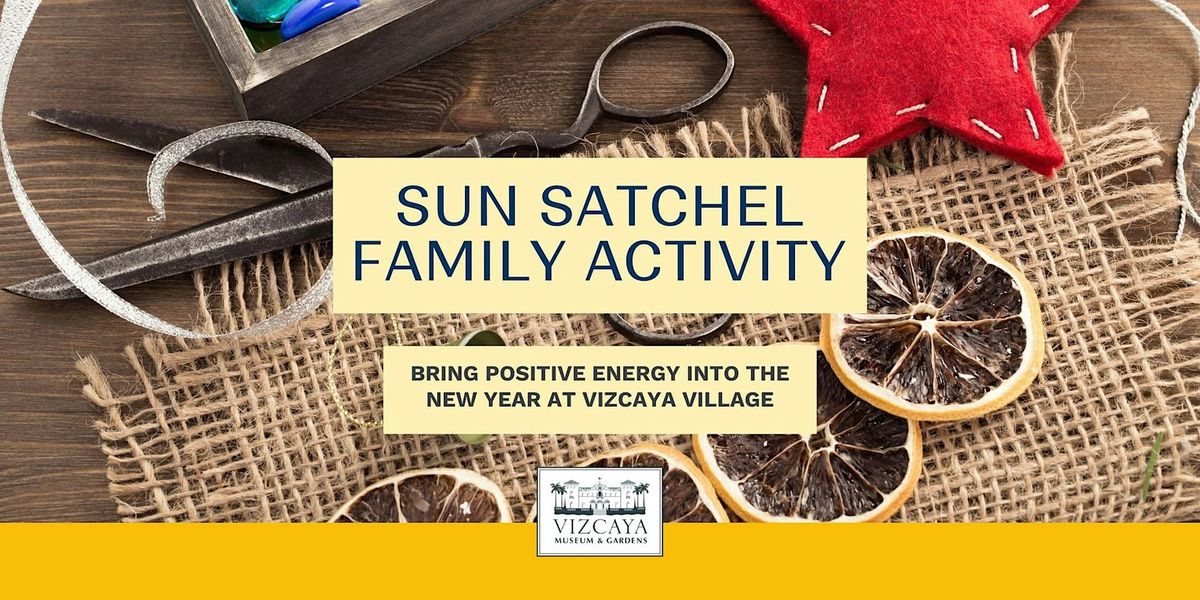 New Year Family Fun: Create Your Positive Energy Sun Satchel!