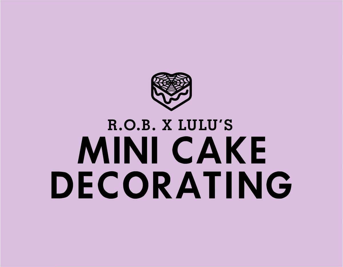 Halloween Mini Cake Decorating Class | Running on Blooms X Lulu's Sweets Boutique