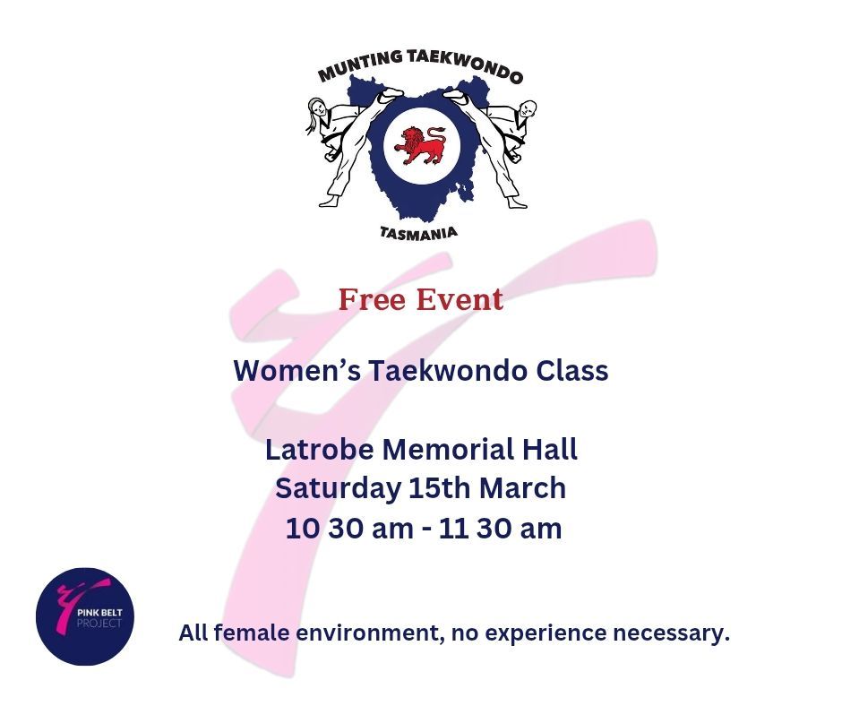 Women's Introductory into taekwondo class