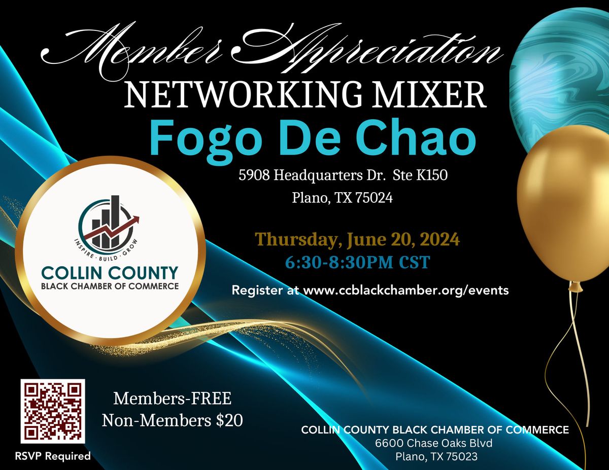 Collin County Black Chamber of Commerce Member Appreciation Networking Mixer