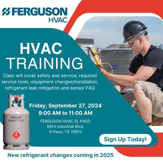 Ferguson HVAC Refrigerant Training