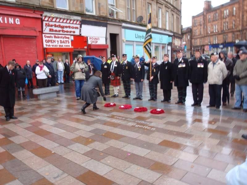 Annual Act of Remembrance at Bridgeton Cross