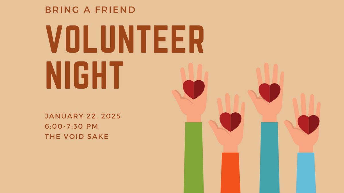 New Year, New Purpose: Volunteer Info Night