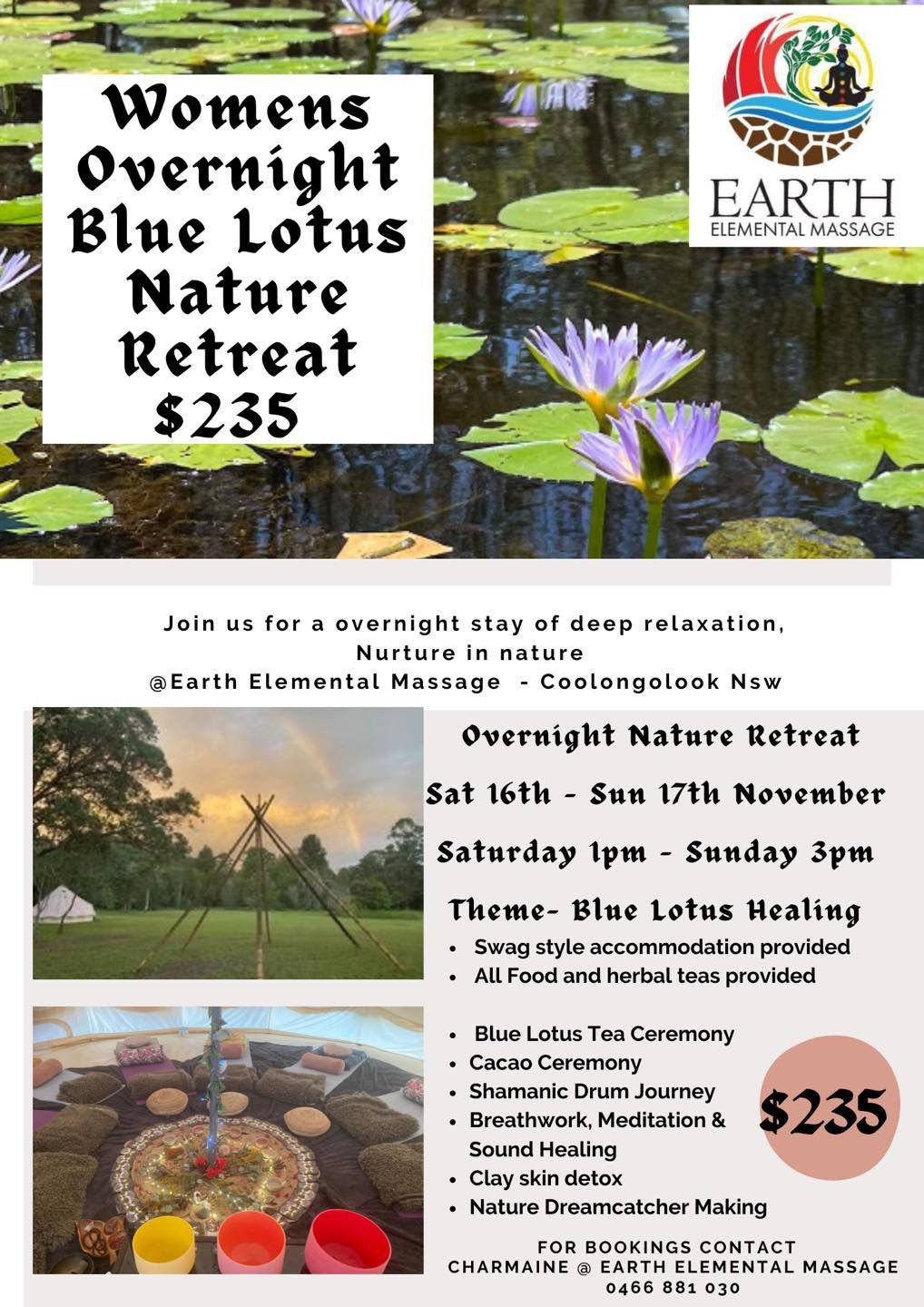 Blue lotus overnight women\u2019s retreat