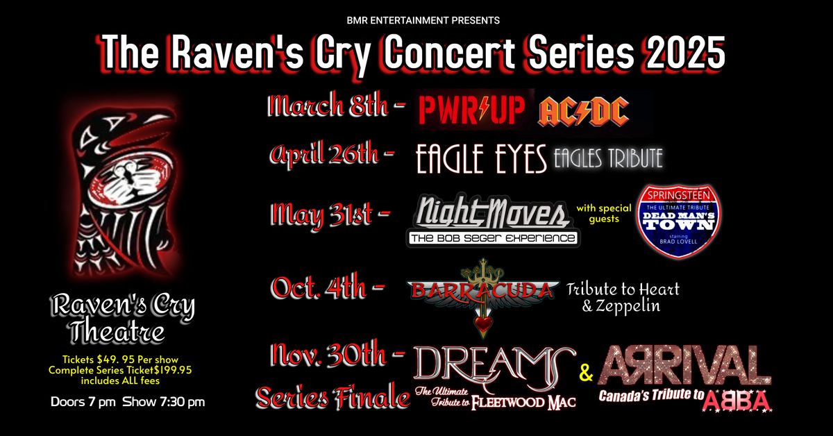 Raven's Cry Concert Series 2025 - Sechelt, Sunshine Coast