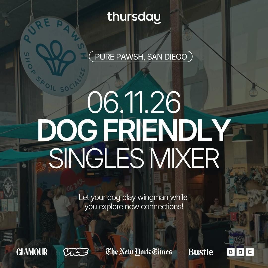 THURSDAY | DOG LOVERS SINGLES MIXER | SAN DIEGO