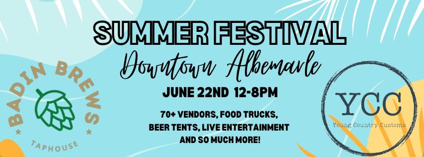 Summer Festival Downtown Albemarle 