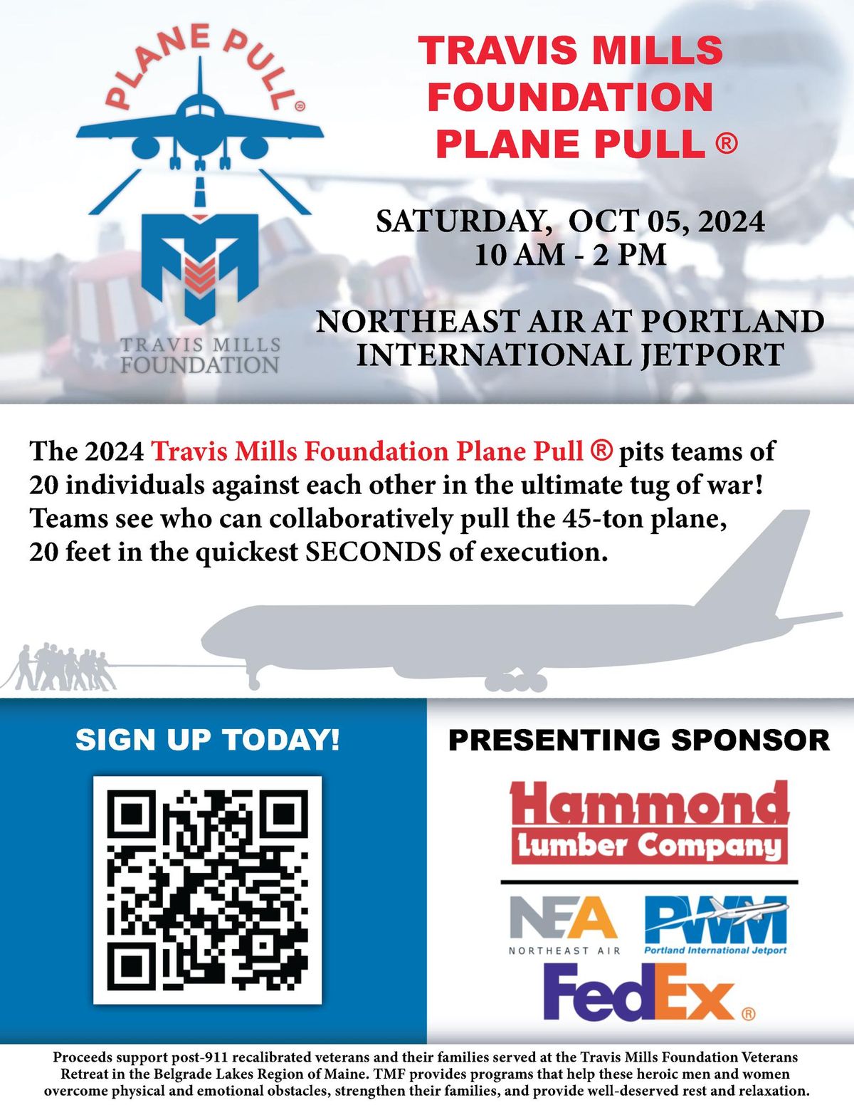 Travis Mills Foundation Plane Pull 