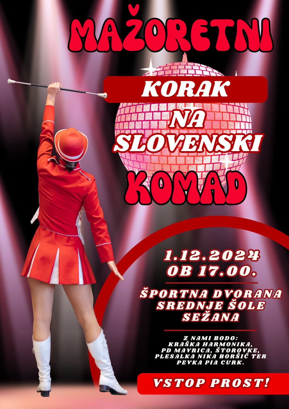 Ma\u017eoretni korak na slovenski komad