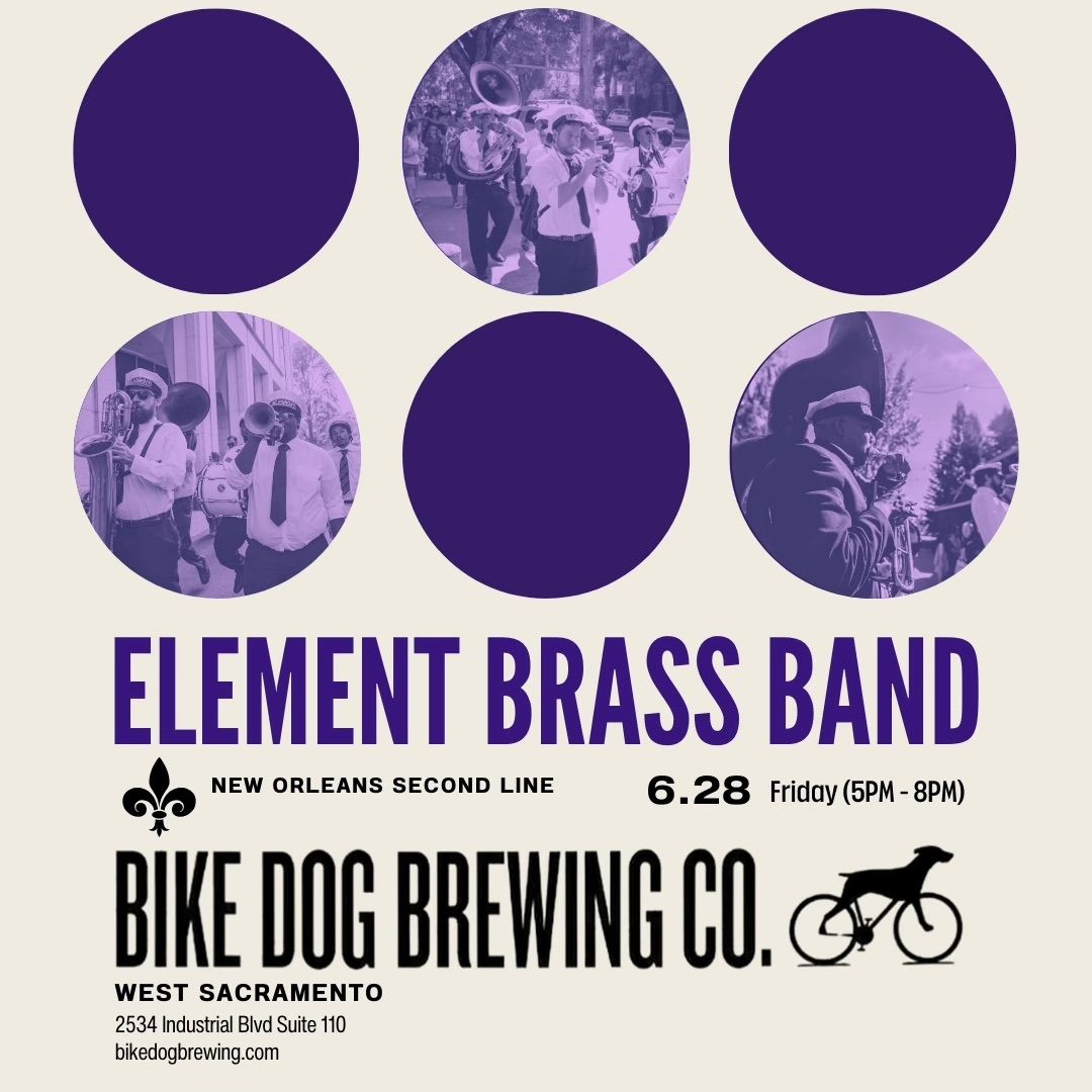 Element Brass Band at Bike Dog Brewery 