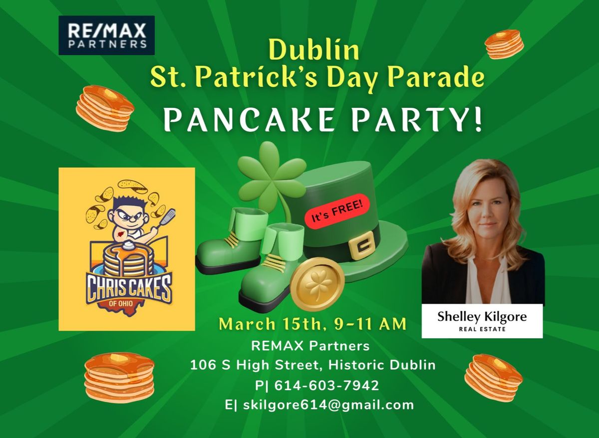 Dublin St. Patrick's Day Parade Pancake Party!