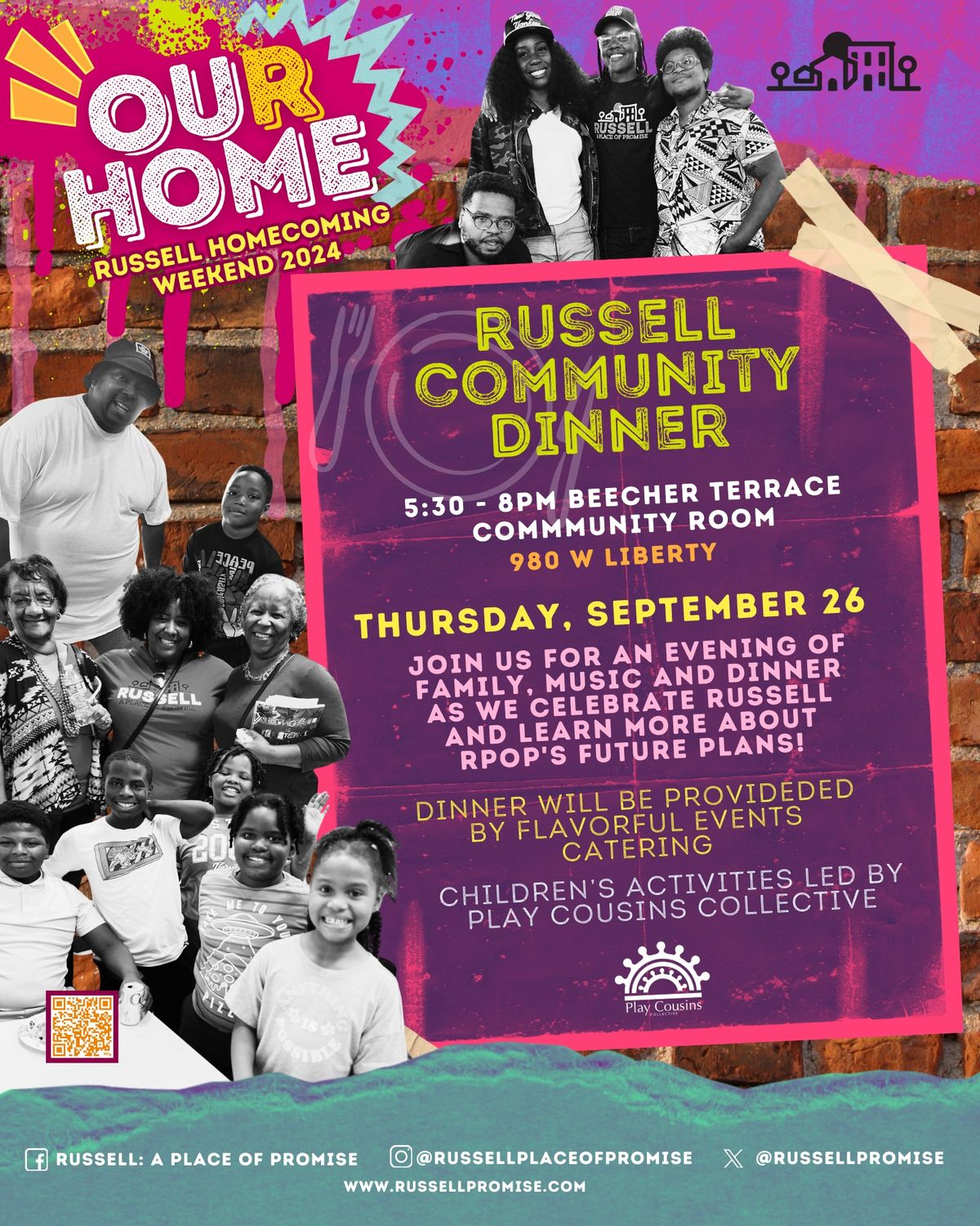 Russell Community Dinner | Our Home: Russell Homecoming Weekend 2024