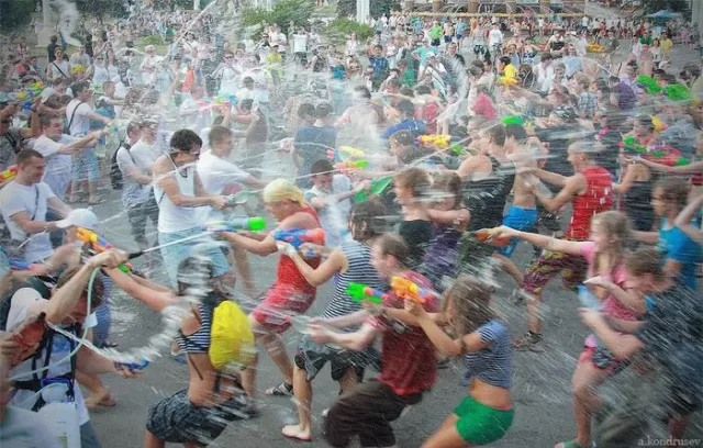 World Record Breaking Water Gun fight - Fathers Day - Rapid City - Black Hills