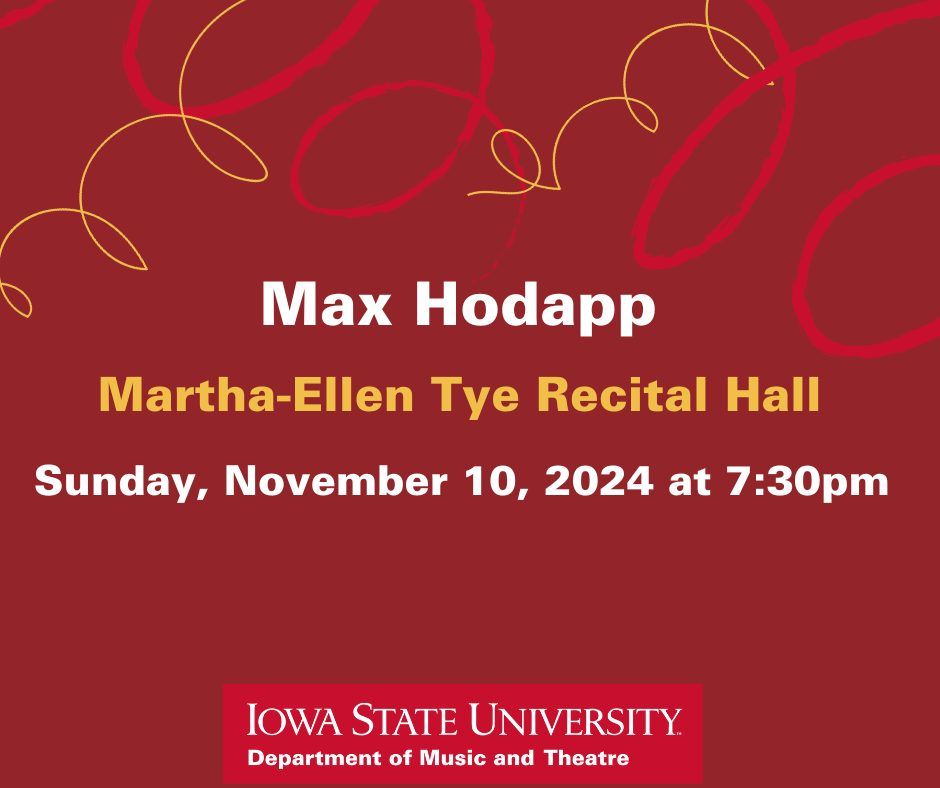 Max Hodapp Senior Recital