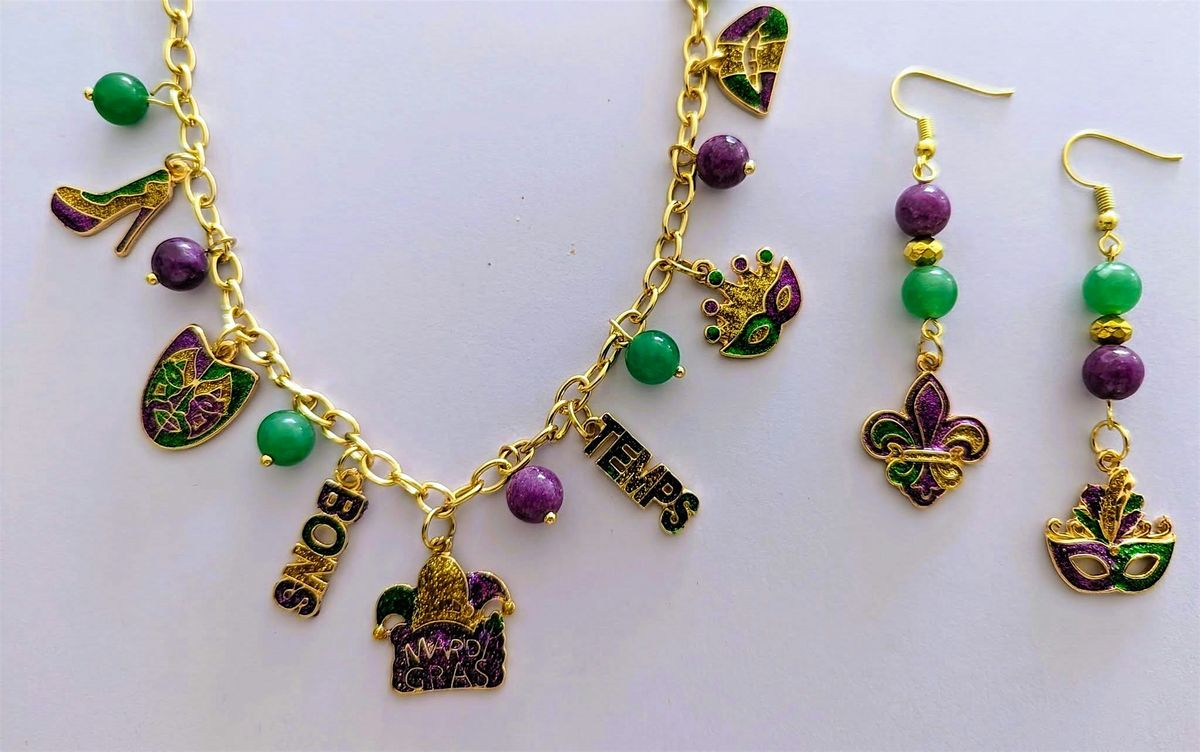 Mardi Gras Charm Jewelry Workshop