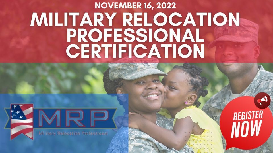 Mfrc Relocation Program Military Relocation Professional (MRP) Certification , Coastal ...
