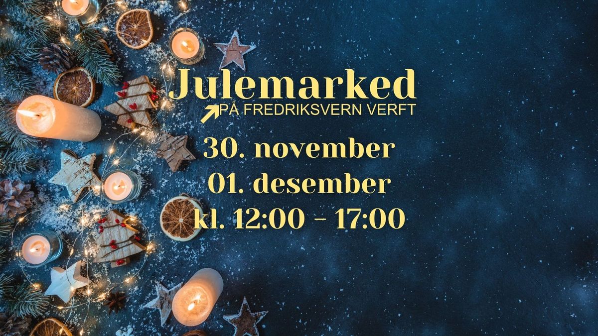 Julemarked p\u00e5 Fredriksvern verft i Stavern