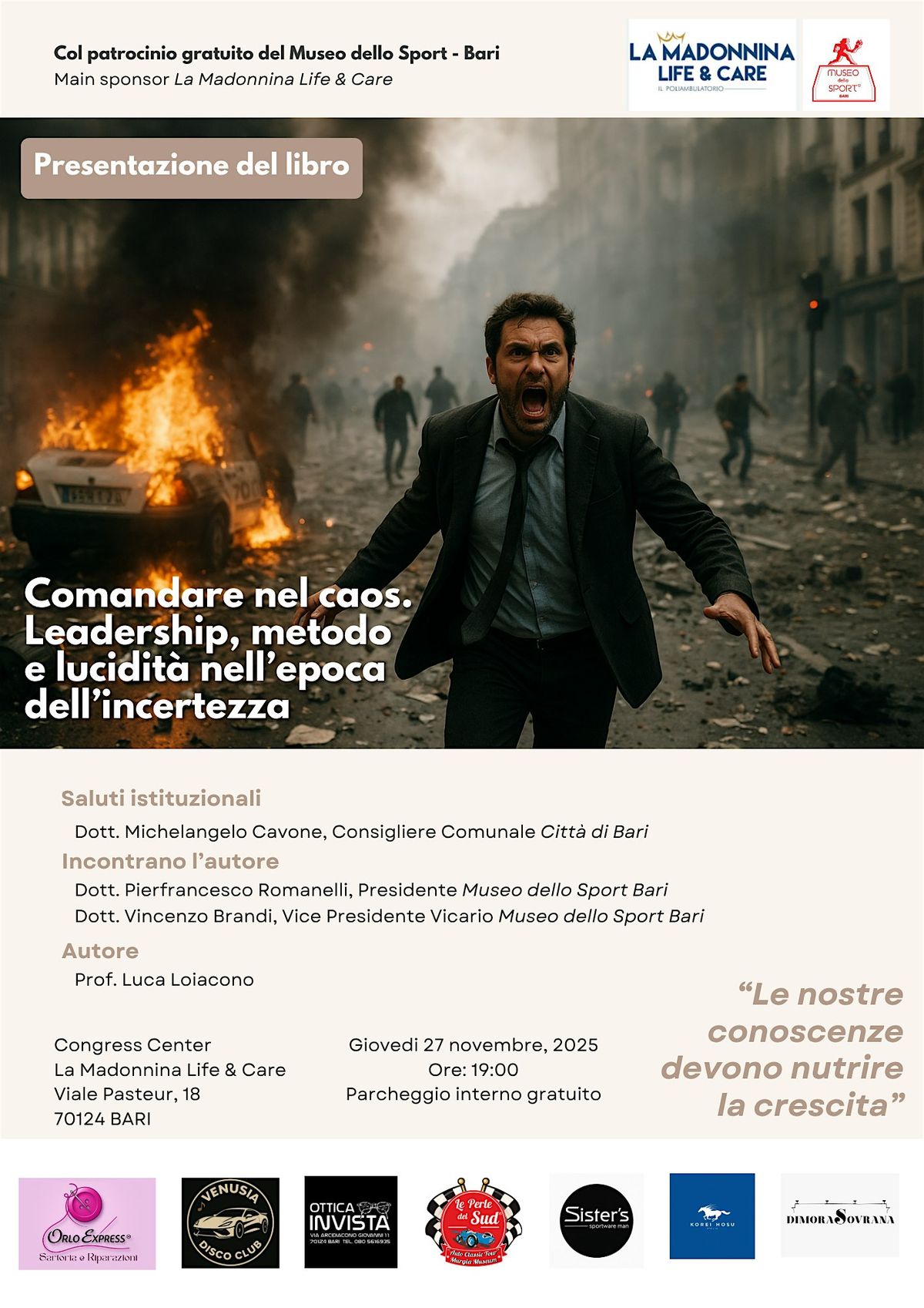 Presentazione del libro "Comandare nel caos"