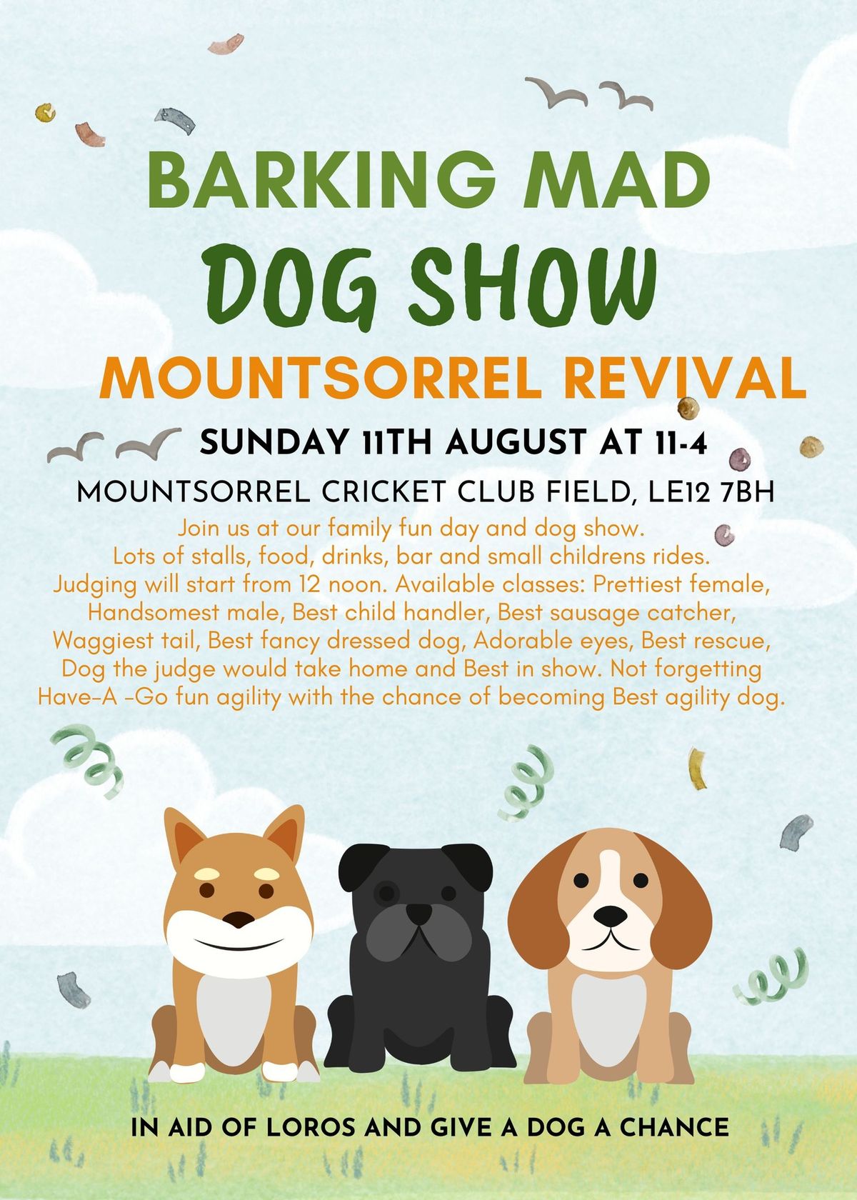 BARKING MAD DOG SHOW MOUNTSORREL REVIVAL