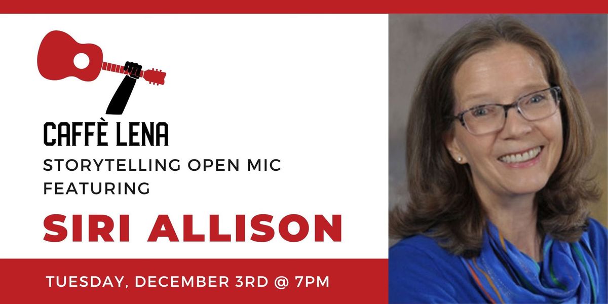 Storytelling Open Mice Featuring Siri Allison