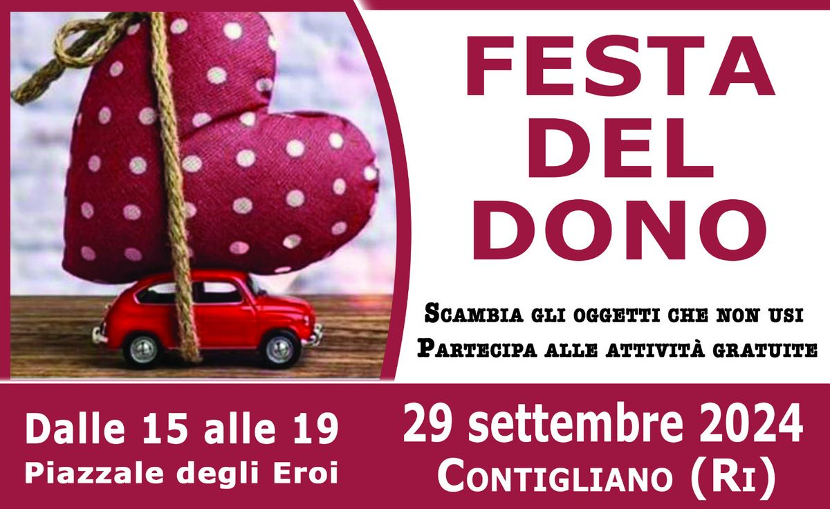 Festa-mercatino del Dono Dicembre 2024 