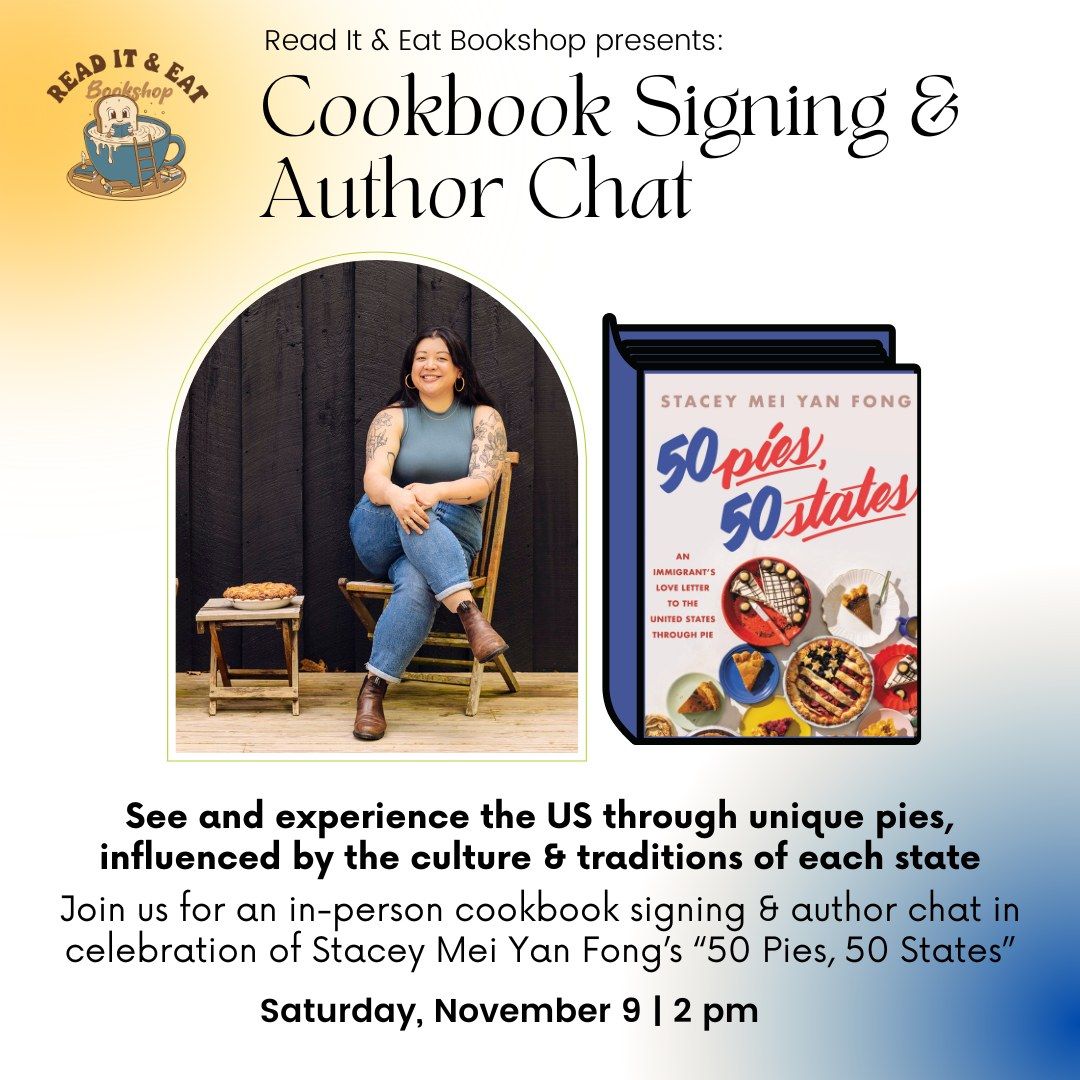 In Person Author Chat: Stacey Mei Fan, 50 Pies 50 States Cookbook Signing