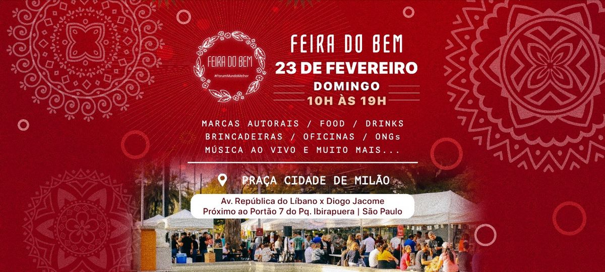 Feira do Bem 23 de Fevereiro -  Vila Nova Concei\u00e7\u00e3o - Pra\u00e7a Cidade de Mil\u00e3o