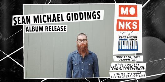 Sean Michael Giddings Album Release - Livestream Concert w\/Studio Audience