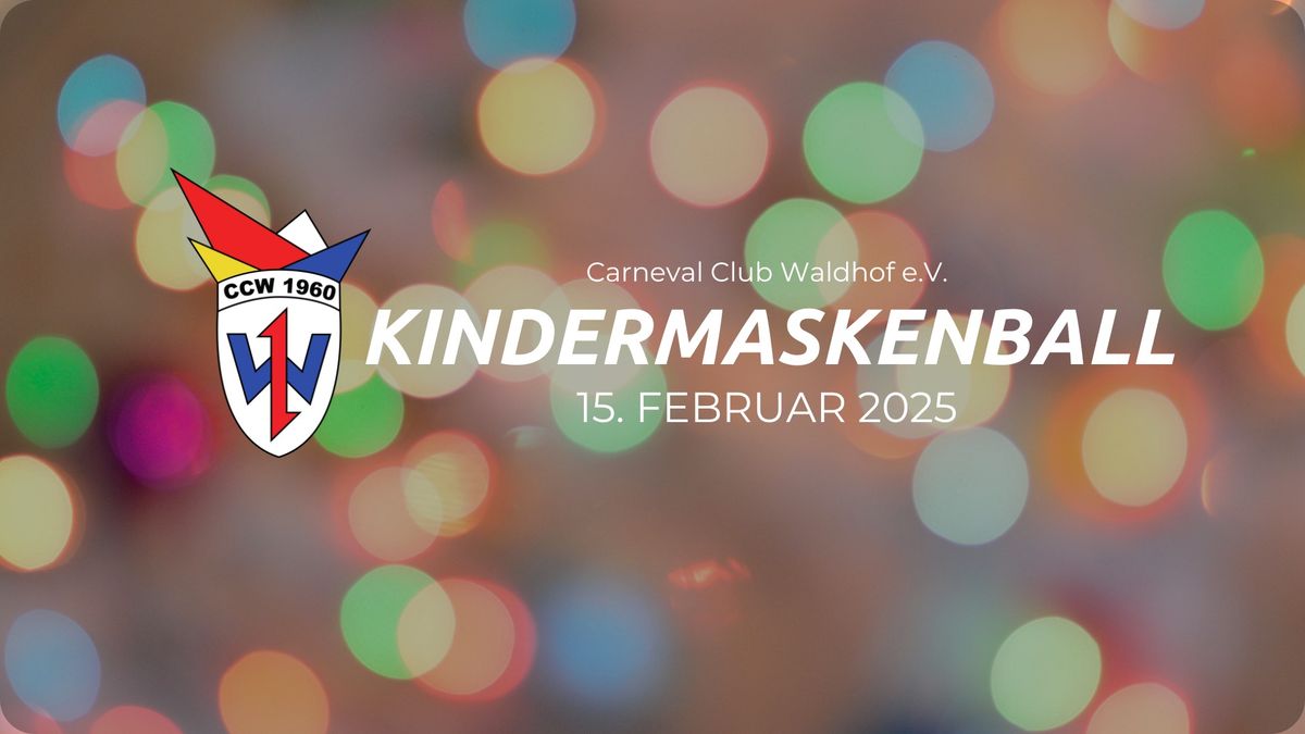 CCW - Kindermaskenball - 2025