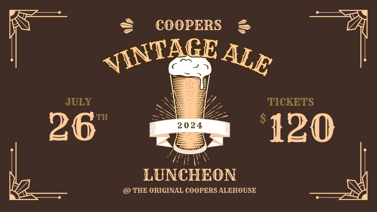 2024 Coopers Vintage Ale Launch