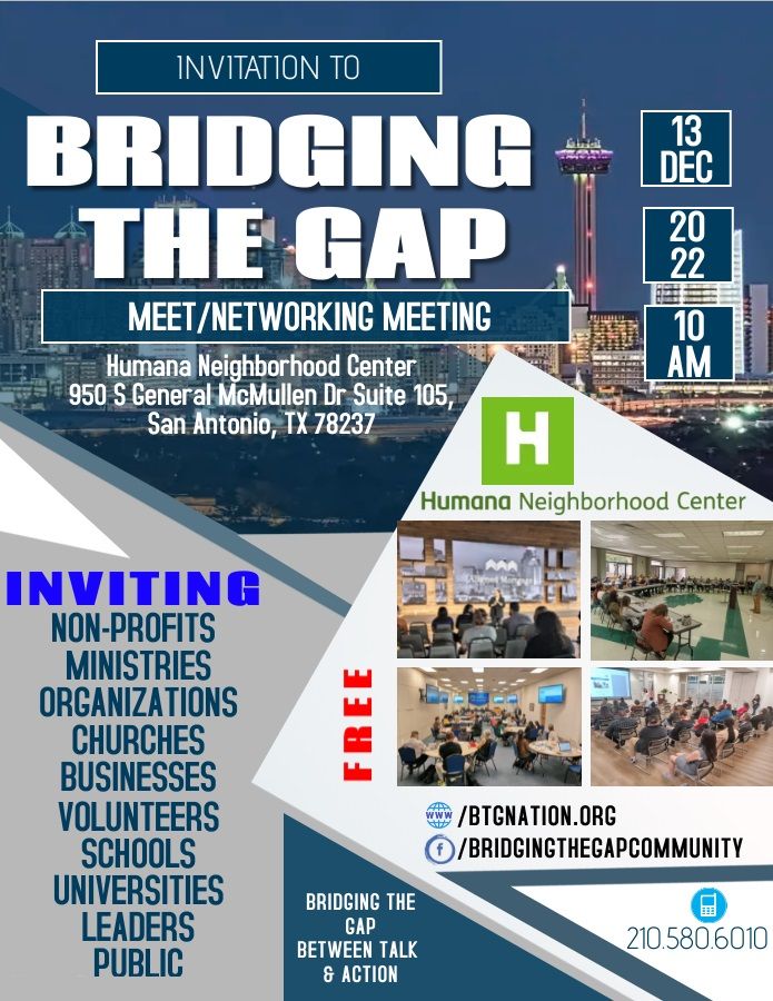 Bridging The Gap Meet\/Networking Meeting Westside