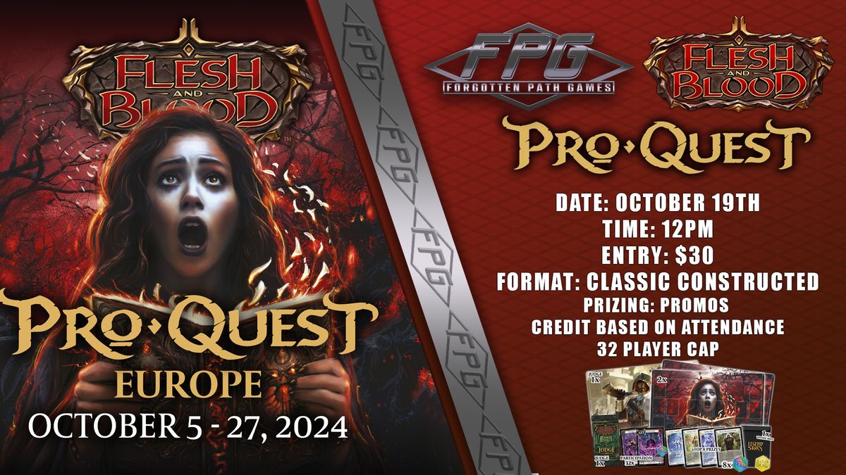 Flesh & Blood ProQuest Europe