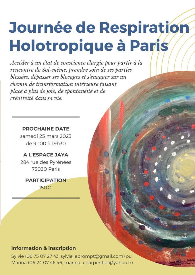 Journ\u00e9e de Respiration Holotropique \u00e0 Paris