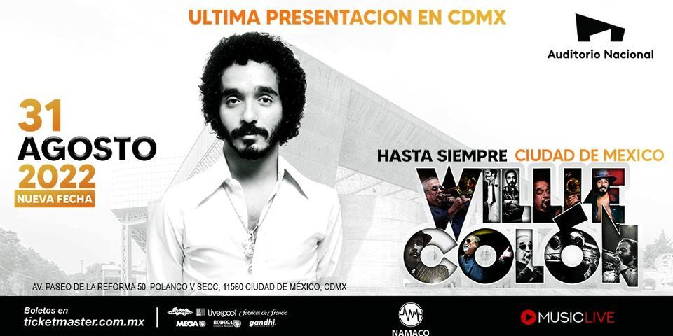 Willie Colon en Auditorio Nacional