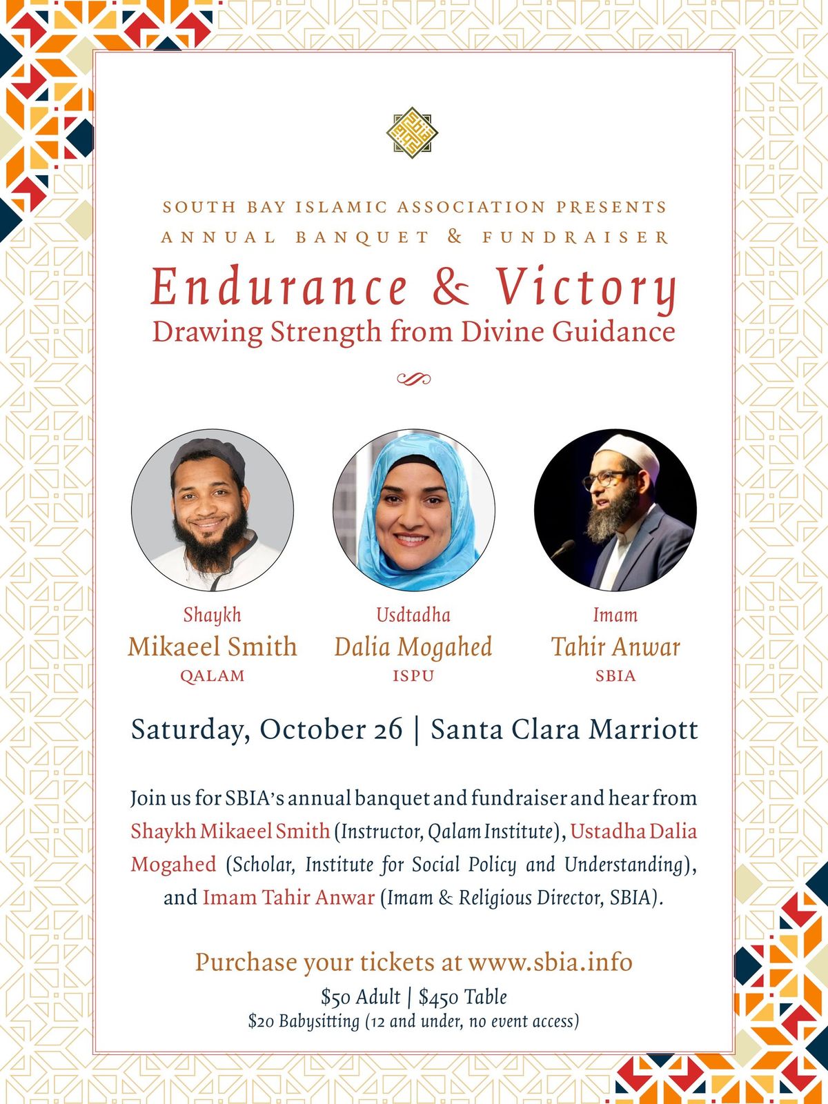 SBIA's Annual Banquet | Endurance & Victory: Drawing Strength from Divine Guidance