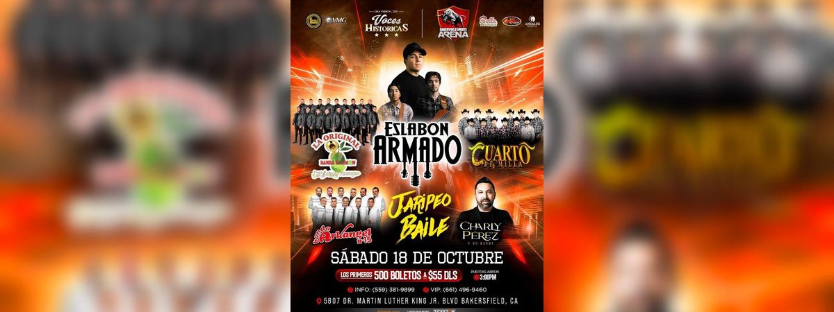 ESLABON ARMADO, LA ORIGINAL BANDA LIMON, CUARTO DE MILLA & MAS