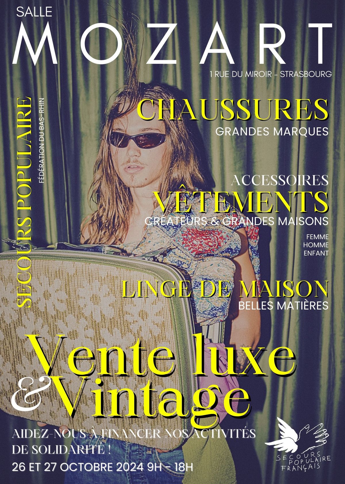 Vente Luxe & Vintage solidaire du Secours populaire - Mozart 2024