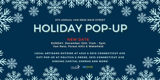 Van Ness Main Street 6th Annual Holiday Pop-Up!