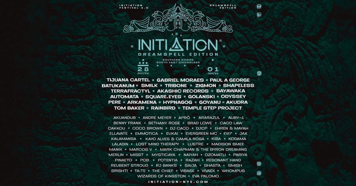 INITIATION NYE 24\/25 | Dreamspell Edition