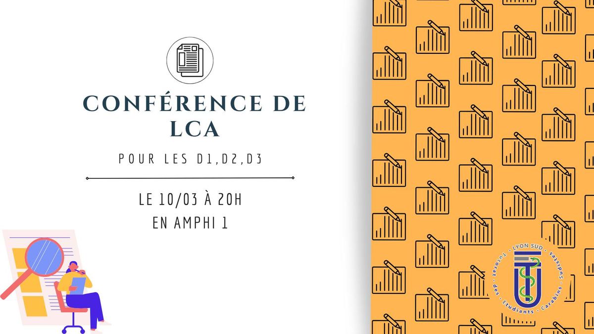 CONF\u00c9RENCE DE LCA