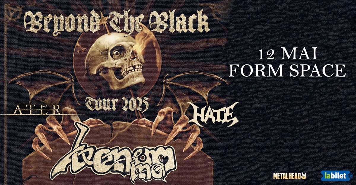 Concert VENOM INC + HATE + ATER la FORM SPACE