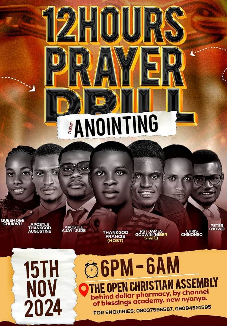 12 Hour Prayer Drill