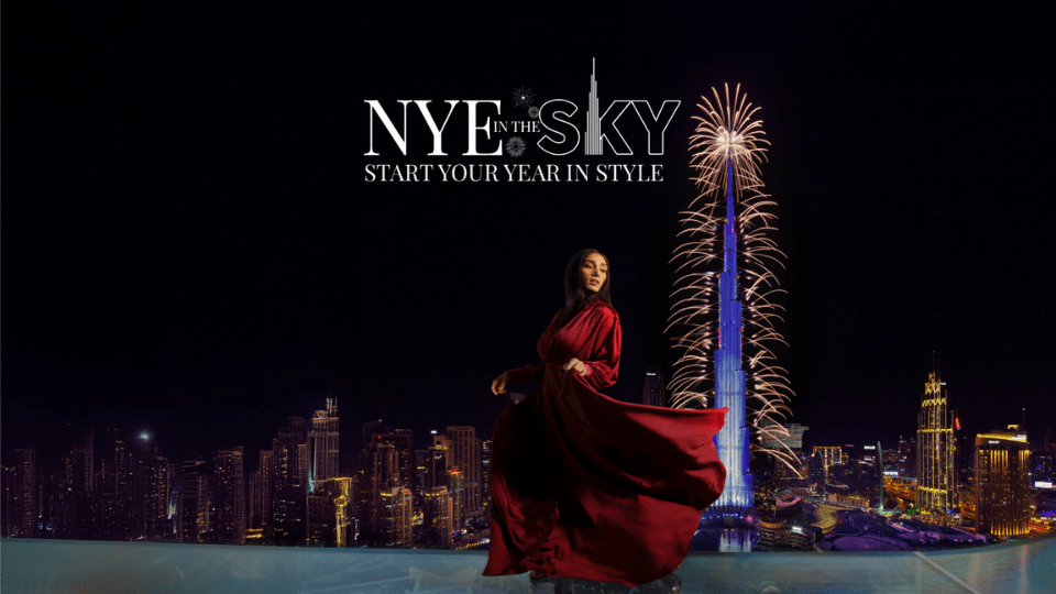 NYE 2025 with Dinner at Sky Views Observatory +  Edge Walk Experience