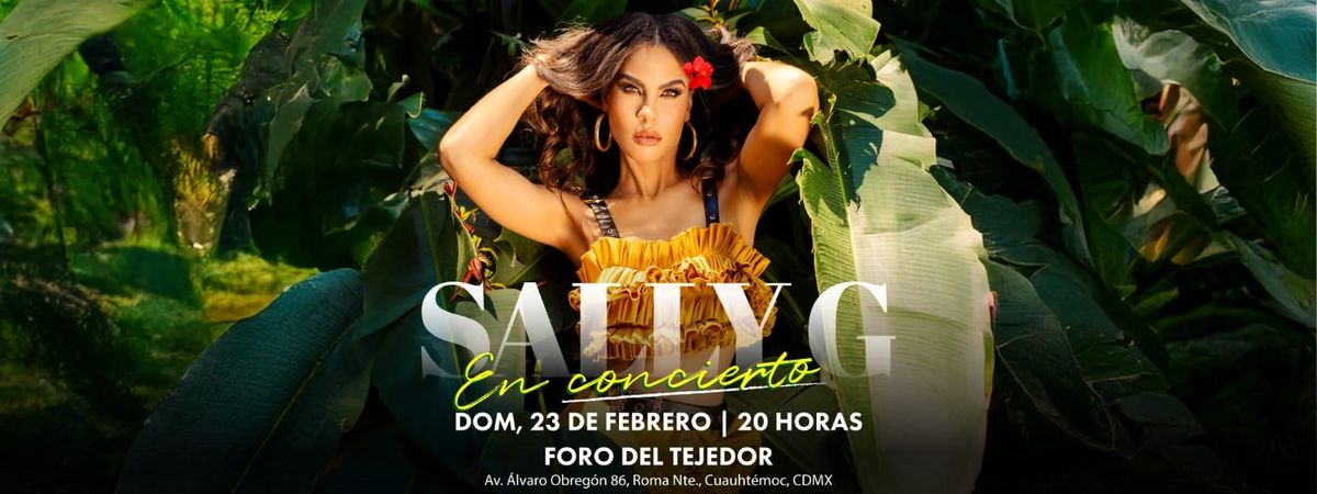 SALLY G EN FORO DEL TEJEDOR  CDMX