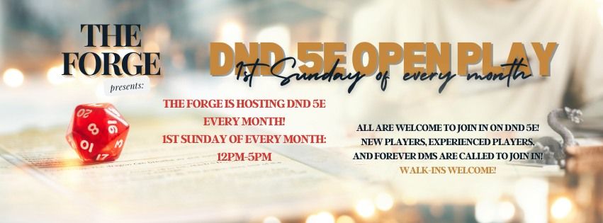DND 5e Open Invitation One-Shot (Monthly)