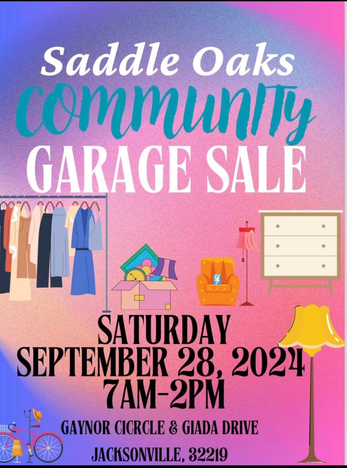 Saddle Oaks Community Garage Sale