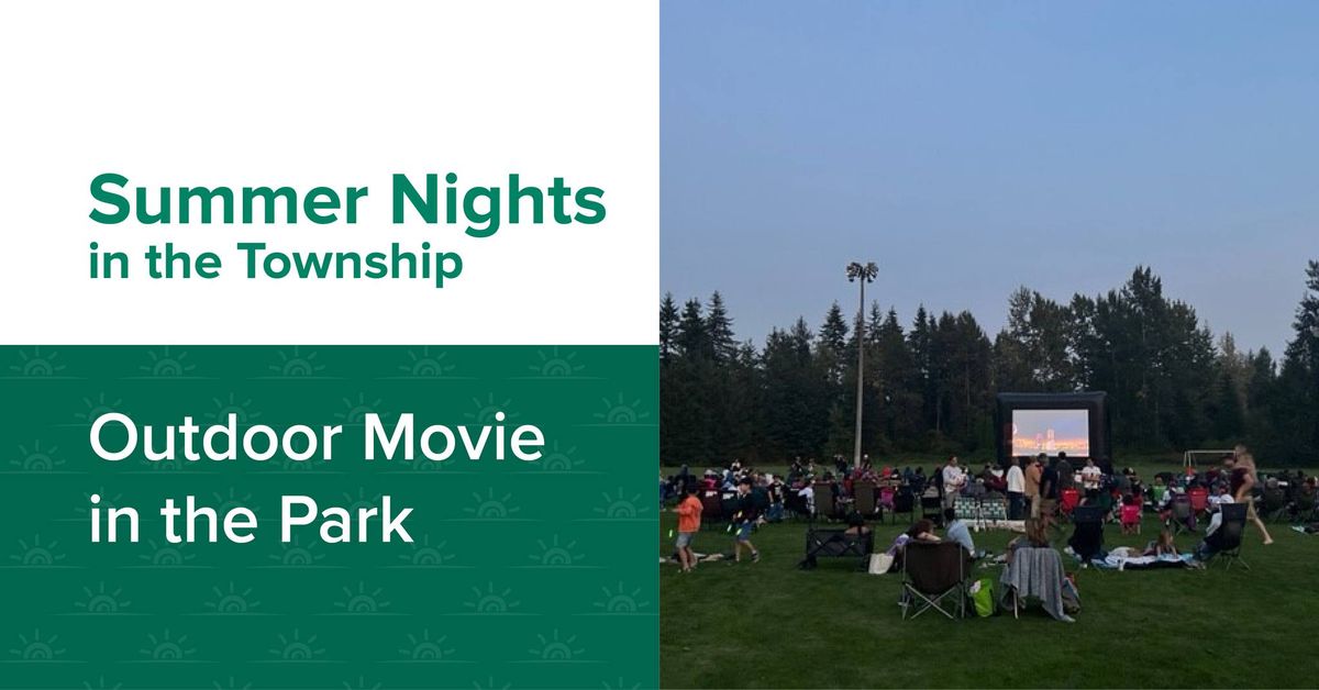 Outdoor Movie in the Park \u2013 Summer Nights in the Township