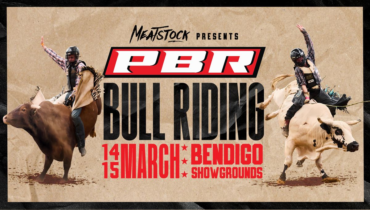 PBR Bull Riding at Meatstock